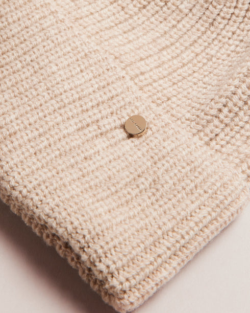 RUBYYYS-Hats-Cashmere Blend Beanie Hat- Ted Baker Romania